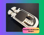 Steam Deck Charger Insert & Carrying Case Accessory | Portable Storage, Travel-Friendly Gaming Gear