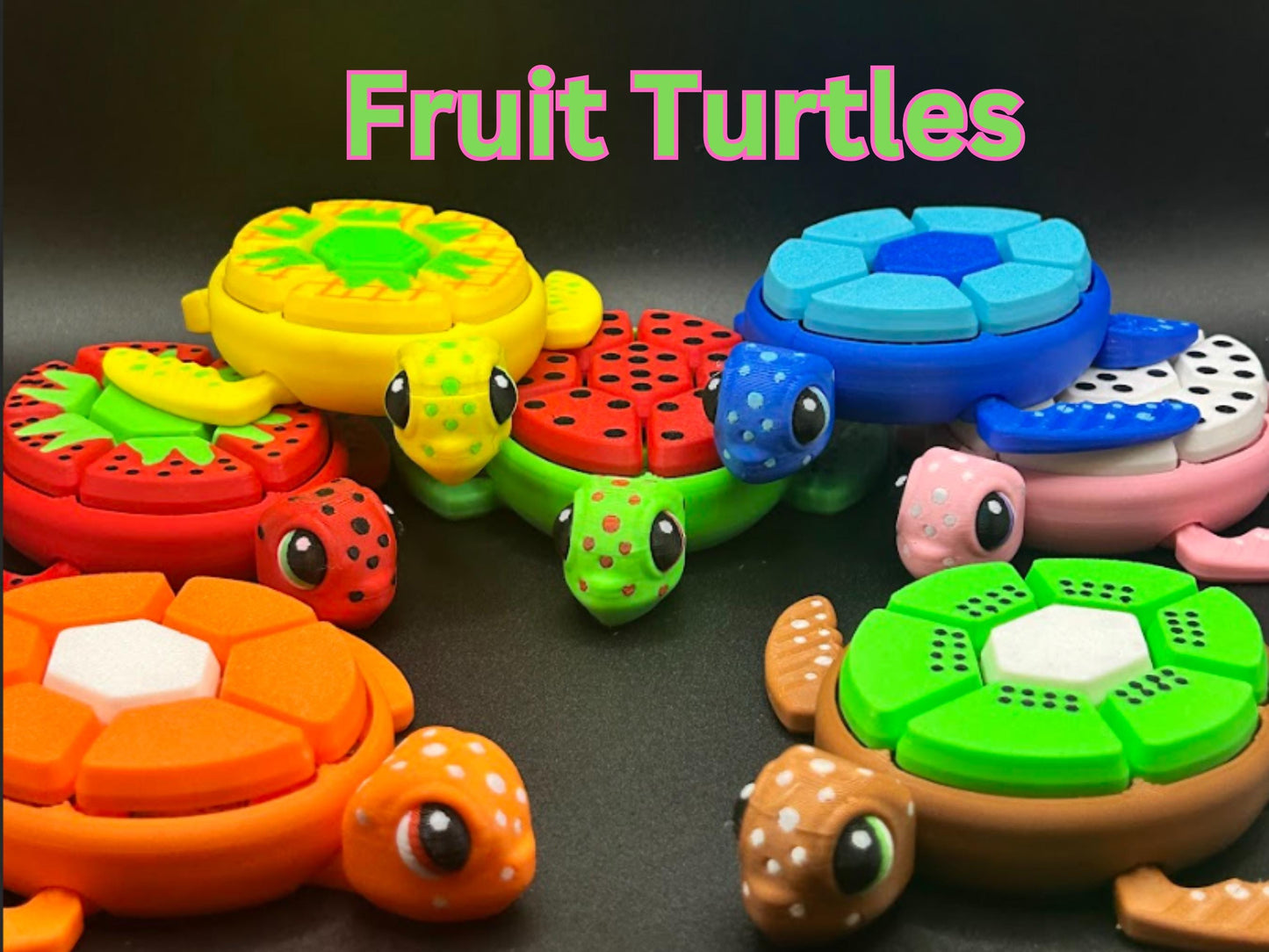 Fidget Clicker Turtle: 3D Printed Sensory Toy for Stress Relief