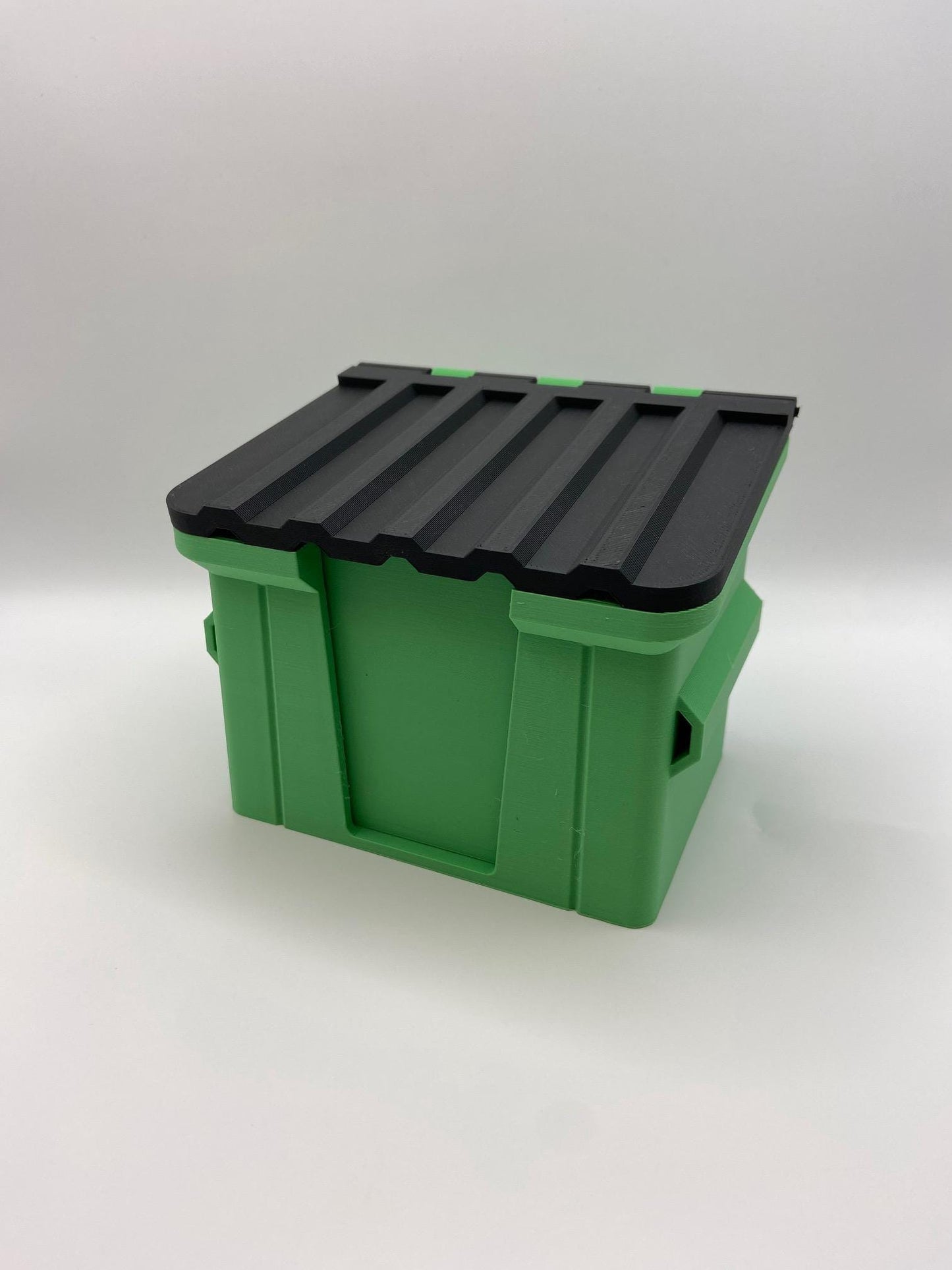 Dumpster MTG Deck Box: Commander EDH Card Storage with Magnetic Lid
