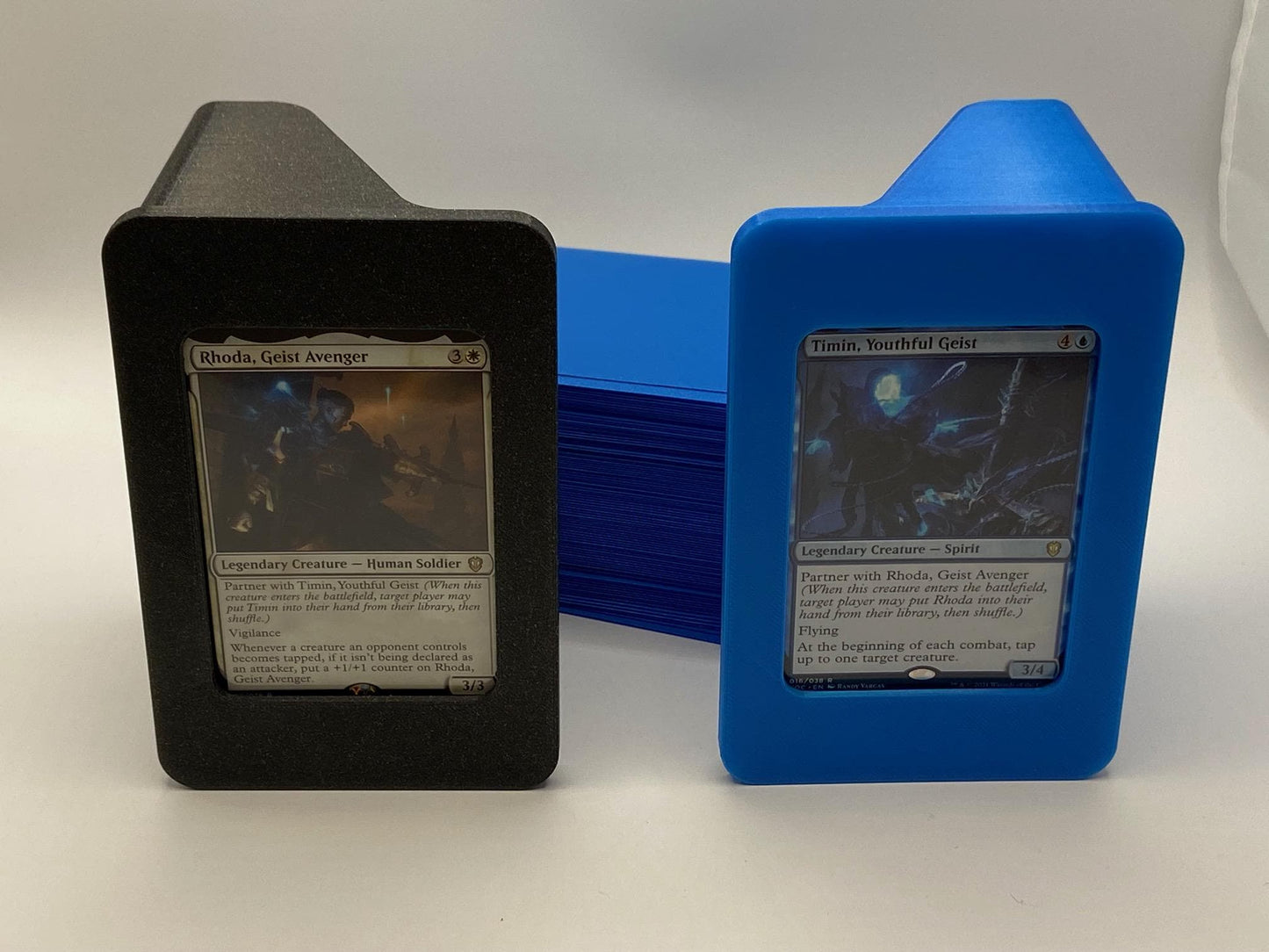 Commander Partner Deck Box for Magic: The Gathering EDH | Customizable 3D Printed Magnetic Card Storage