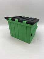 Dumpster MTG Deck Box: Commander EDH Card Storage with Magnetic Lid