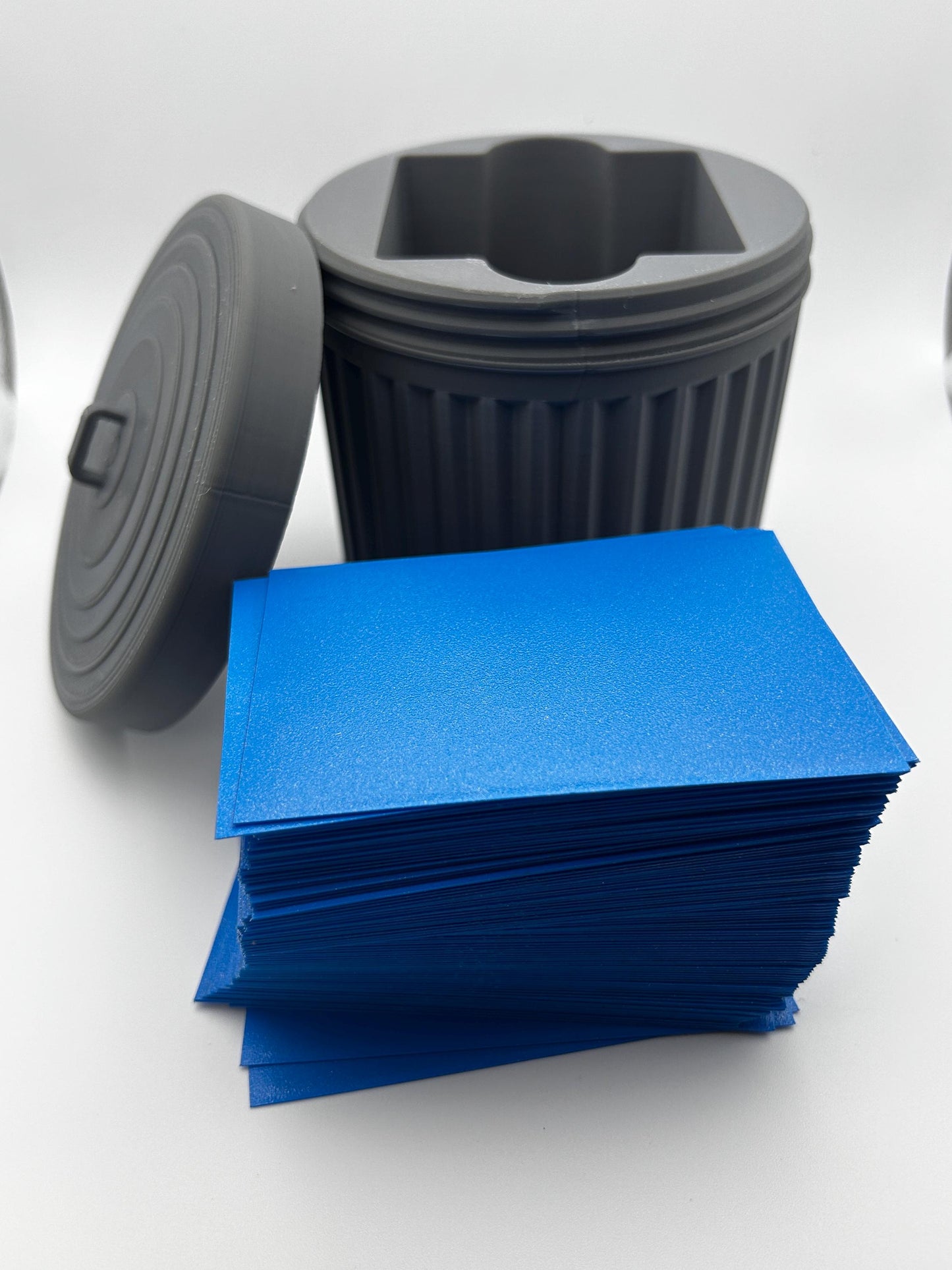 Trashcan MTG Deck Box: Commander EDH Card Storage with Screw on lid