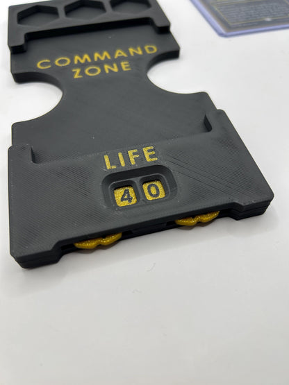 Magic Commander Station | Life Wheel, Commander Damage Trackers, Card Holder