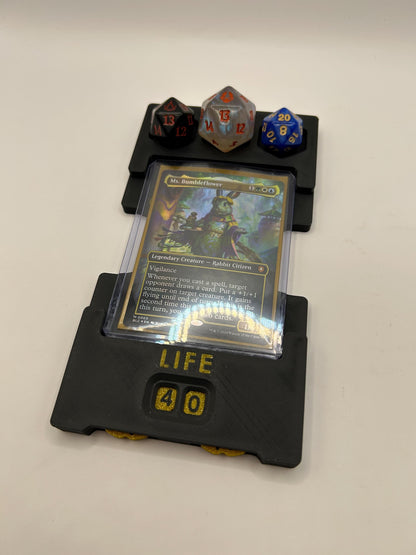 Magic Commander Station | Life Wheel, Commander Damage Trackers, Card Holder