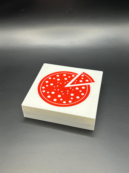 TMNT Pizza Dice Holder - Magic The Gathering Dice Box - Teenage Mutant Ninja Turtles Crossover
