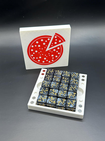 TMNT Pizza Dice Holder - Magic The Gathering Dice Box - Teenage Mutant Ninja Turtles Crossover