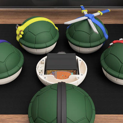 TMNT Turtle Shell Deck Box: MTG Card Storage (Leonardo, Raphael, Donatello, Michelangelo)
