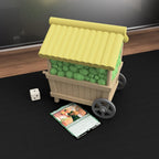 Cabbage Cart MTG Deck Box – Avatar Inspired Commander Case with Dice Storage
