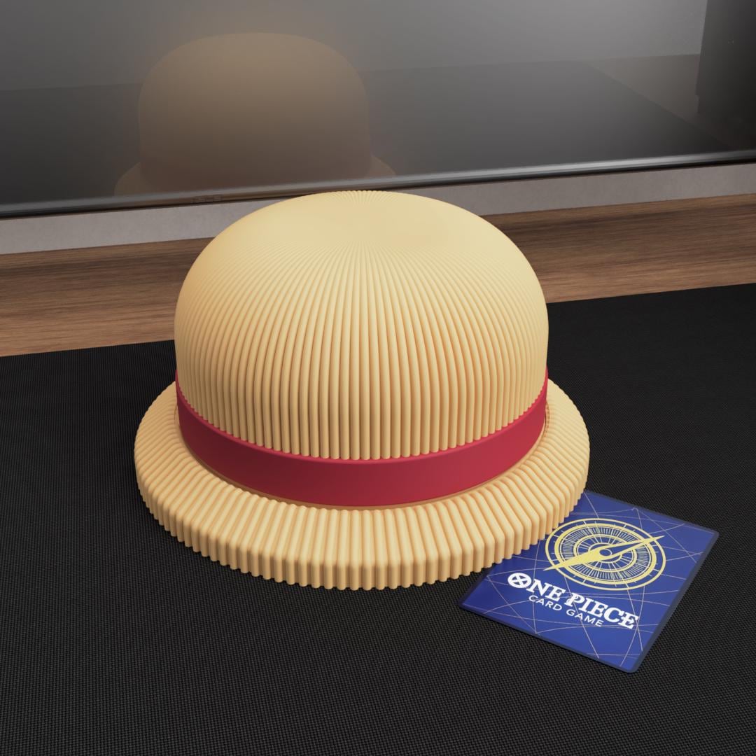 Luffy Straw Hat Deck Box – One Piece TCG Card Storage (Holds 100 Cards)