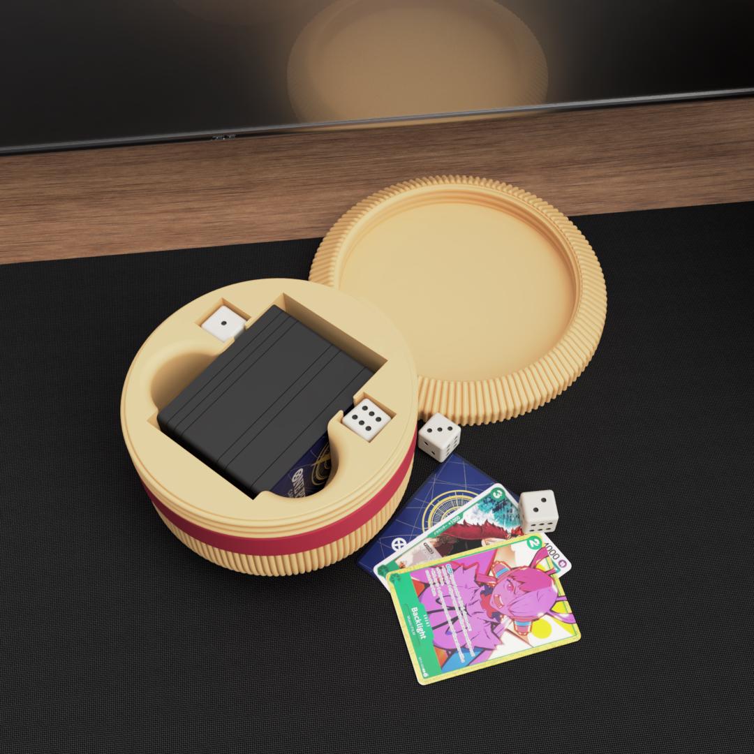Luffy Straw Hat Deck Box – One Piece TCG Card Storage (Holds 100 Cards)