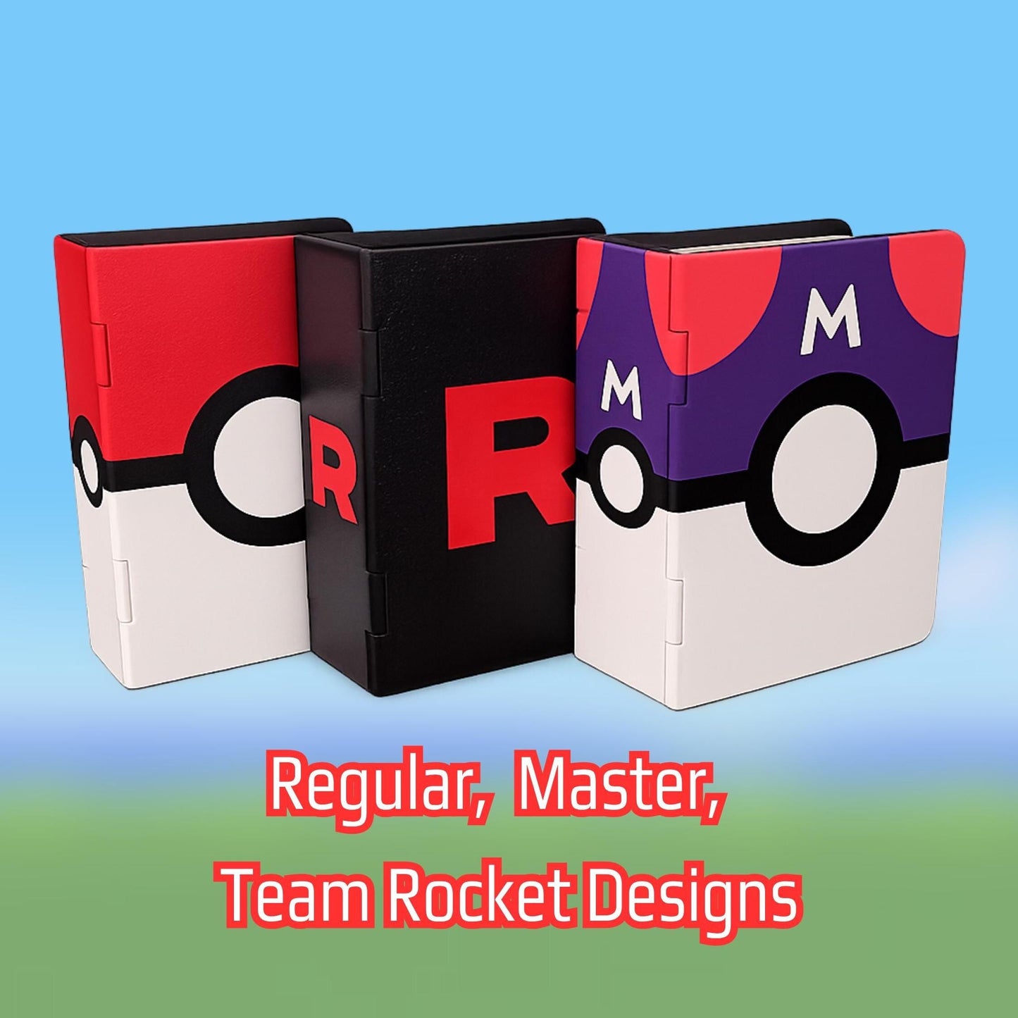 Pokebook Trading Card Binder for TCG | Accordion Card Holder Book for Pokémon Collectors | Top Loader Display & Storage in 6 or 12 Pages
