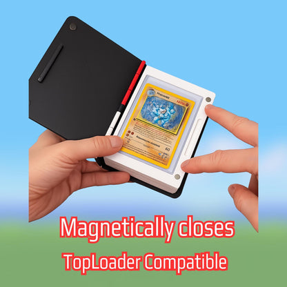 Pokebook Trading Card Binder for TCG | Accordion Card Holder Book for Pokémon Collectors | Top Loader Display & Storage in 6 or 12 Pages
