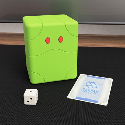 Gundam Inspired TCG Token Set & Deck Box – 3D Printed Anime Card Gaming Accessories