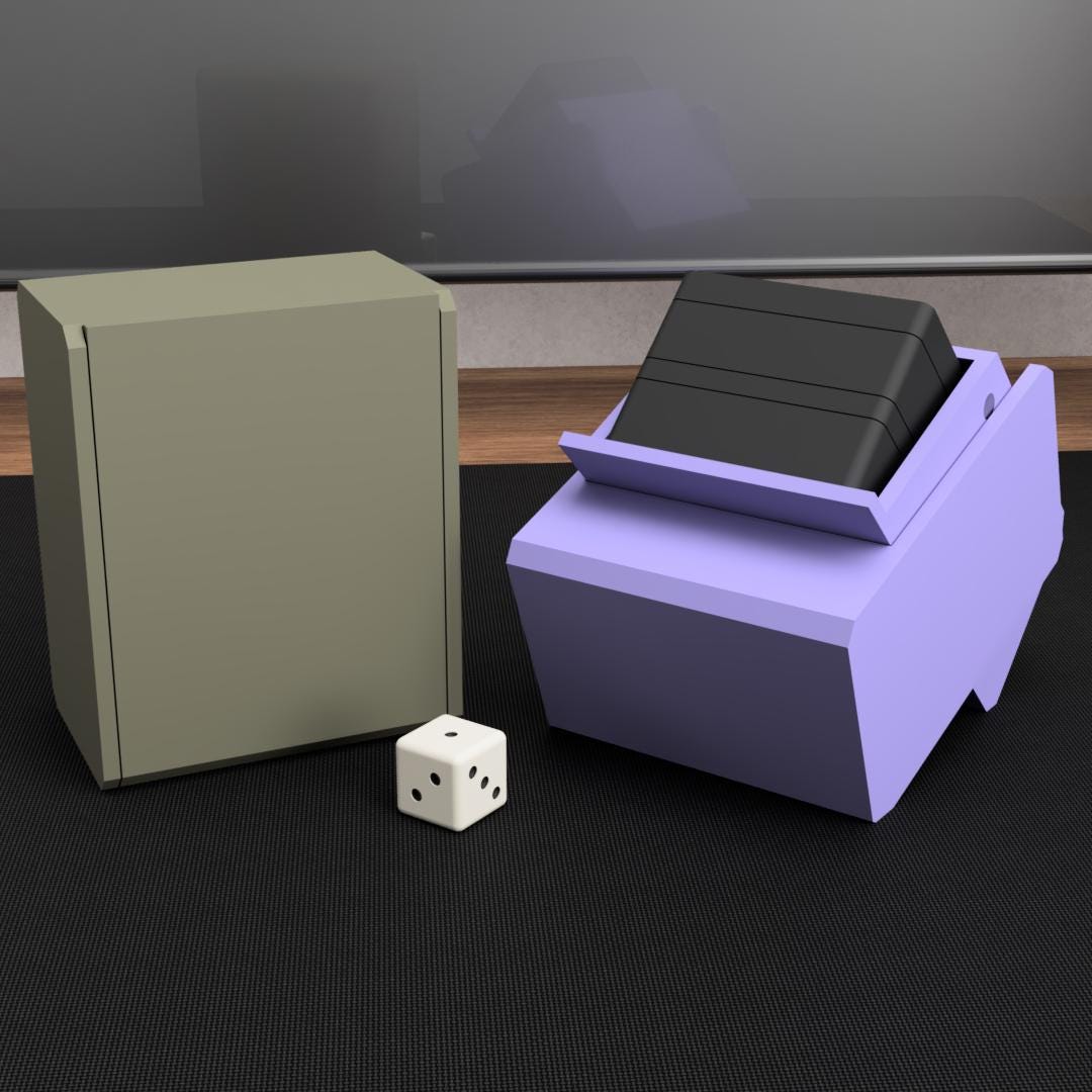 Minimalist 3D Printed Deck Box – Vertical or Horizontal | Closed, Windowed, or Custom Panel Design | TCG Card Storage