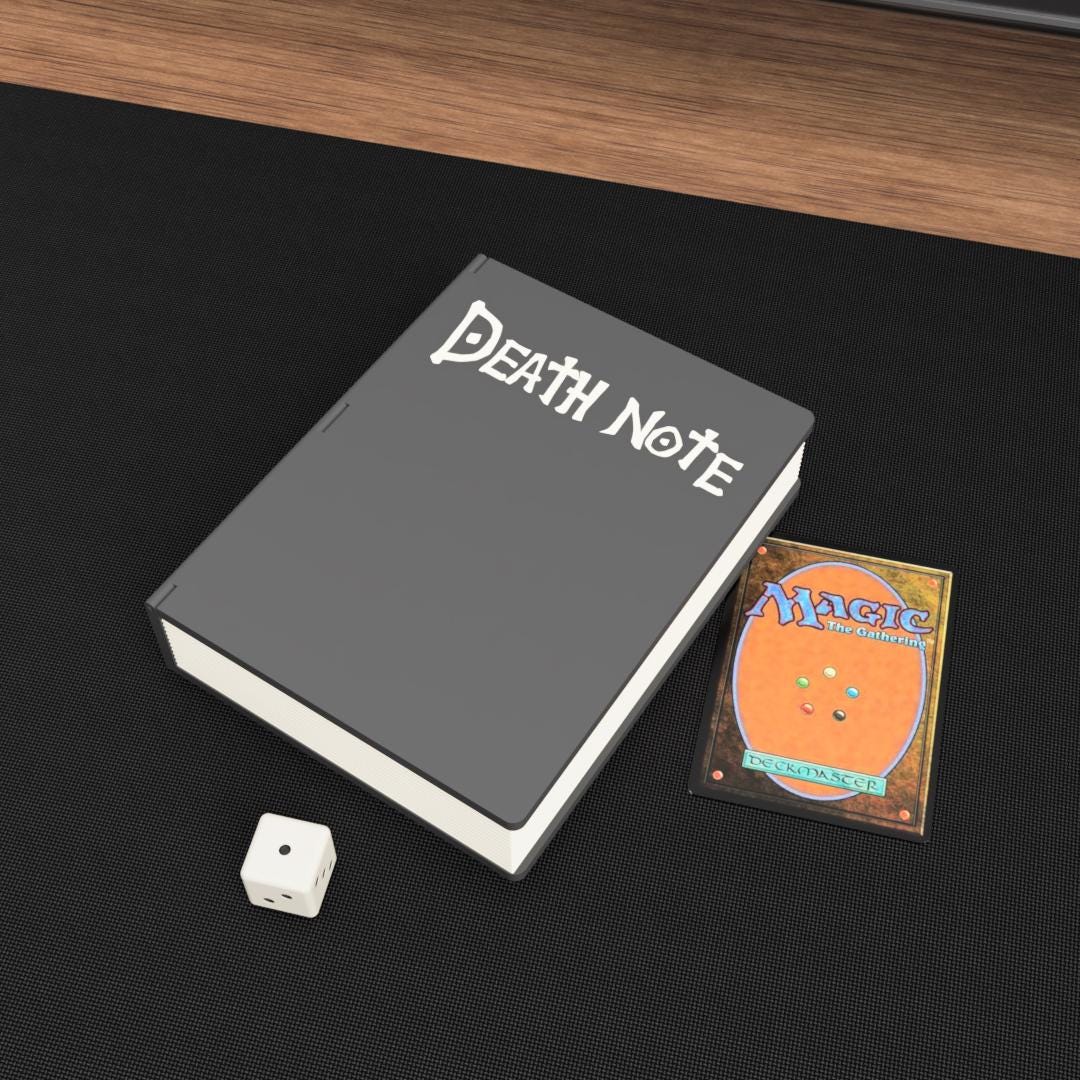 Death Note Inspired Deck Box – 3D Printed TCG Card Storage | Standard or Commander Size Options