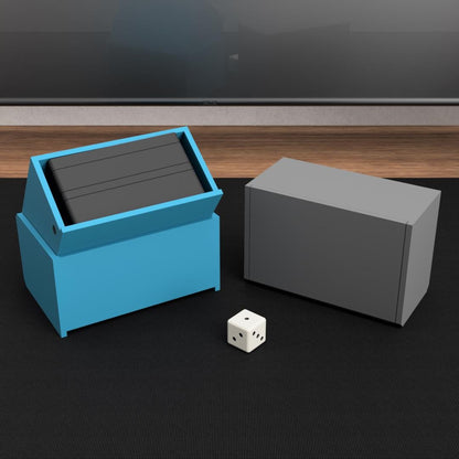 Minimalist 3D Printed Deck Box – Vertical or Horizontal | Closed, Windowed, or Custom Panel Design | TCG Card Storage